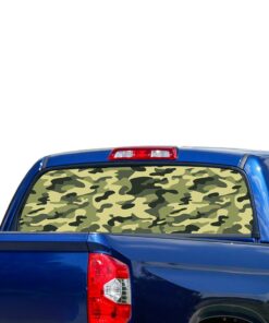Green Army Perforated for Toyota Tundra decal 2007 - Present