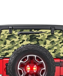 Army Perforated for Jeep Wrangler JL, JK decal 2007 - Present