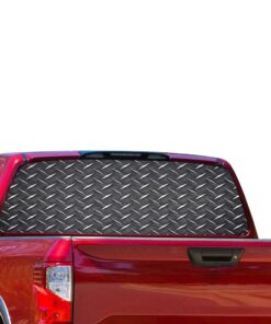 Iron Metal Perforated for Nissan Titan decal 2012 - Present