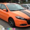 Front to back Stripe Kit Decal For Dodge Dart 2015 - Present