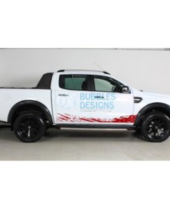 Decal Design For Ford Ranger Double Cab 2011 - Present Red