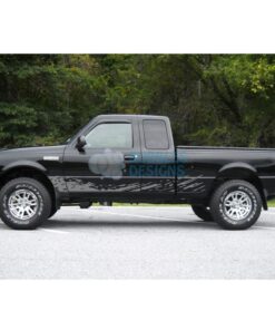 Decal Design For Ford Ranger Super Cab 1998-2012 Gray