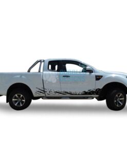 Decal Design For Ford Ranger Super Cab 2011 - Present Black