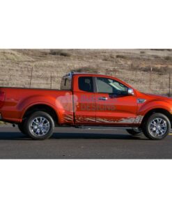 Decal Design For Ford Ranger Super Cab 2011 - Present Gray