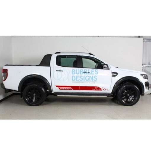Decal For Ford Ranger Double Cab 2011 - Present Red