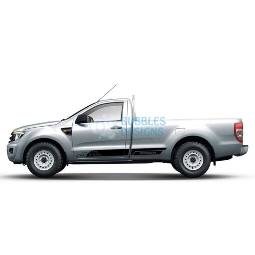 Decal For Ford Ranger Regular Cab 2011 - Present Black