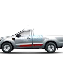 Decal For Ford Ranger Regular Cab 2011 - Present Red