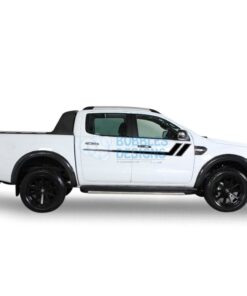 Decal Vinyl Design For Ford Ranger Double Cab 2011 - Present Black