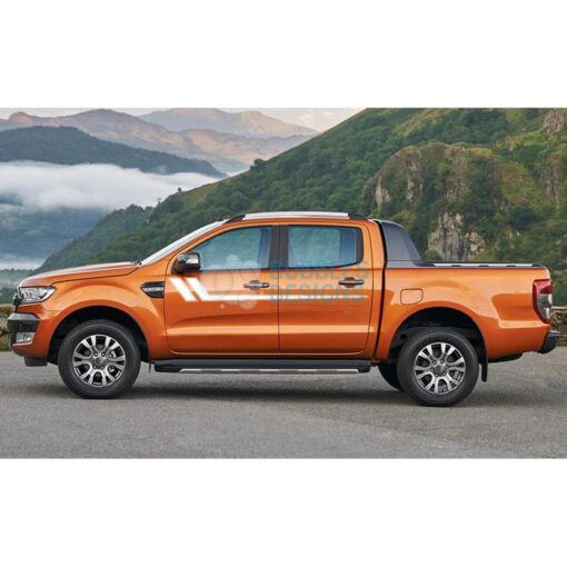 Decal Vinyl Design For Ford Ranger Double Cab 2011 - Present White