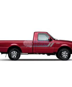 Decal Vinyl Design For Ford Ranger Regular Cab 1998 - 2012 Gray