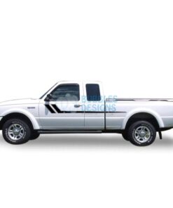 Decal Vinyl Design For Ford Ranger Super Cab 1998-2012 Black