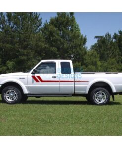 Decal Vinyl Design For Ford Ranger Super Cab 1998-2012 Red