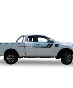 Decal Vinyl Design For Ford Ranger Super Cab 2011 - Present Black