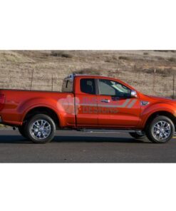 Decal Vinyl Design For Ford Ranger Super Cab 2011 - Present Gray