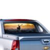 Deer 1 Perforated for Chevrolet Avalanche decal 2015 - Present