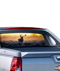 Deer 1 Perforated for Chevrolet Avalanche decal 2015 - Present