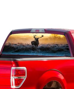 Animal Deer Perforated for Ford F150 decal 2015 - Present