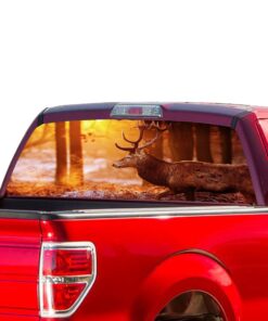 Animal Deer Perforated for Ford F150 decal 2015 - Present