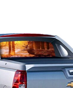 Deer 3 Perforated for Chevrolet Avalanche decal 2015 - Present