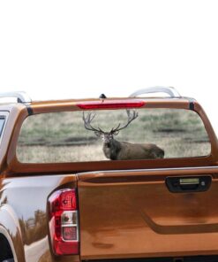 Deer 3 Rear Window Perforated for Nissan Navara decal 2012 - Present