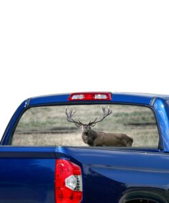 Wild Deer 1 Perforated for Toyota Tundra decal 2007 - Present