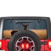 Deer Perforated for Jeep Wrangler JL, JK decal 2007 - Present