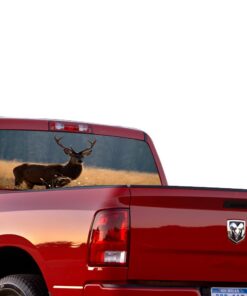 Deer Perforated for Dodge Ram decal 2015 - Present