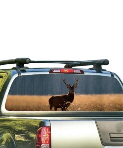 Animal Deer Perforated for Nissan Frontier decal 2004 - Present