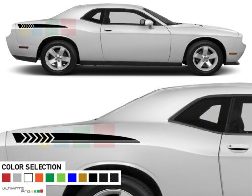 Decal Sticker Vinyl Rear Quarter Panel For Dodge challenger RT SRT8 2008 - Present