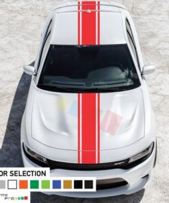 Decal Sticker Full Body Stripe Kit For Dodge Charger SRT 2011 - Present