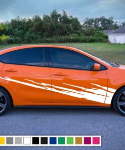 Side Door Stripe Kit pattern Decal For Dodge Dart 2015 - Present