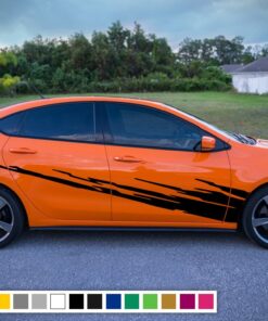 Side Door Stripe Kit pattern Decal For Dodge Dart 2015 - Present