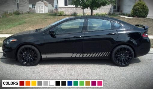 Door Stripes Decal Vinyl Racing For Dodge Dart 2015 - Present