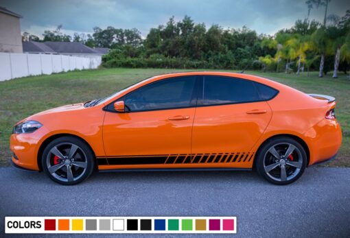 Door Stripes Decal Vinyl Racing For Dodge Dart 2015 - Present