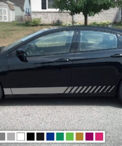 Lower Side Door Stripes Decal Vinyl For Dodge Dart 2015 - Present