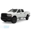 Door Mountain Side Stickers Decals Graphics Vinyl For Dodge Ram Crew Cab 2500 Black / 2019-Present