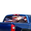USA Flag Eagle Perforated for Toyota Tundra decal 2007 - Present
