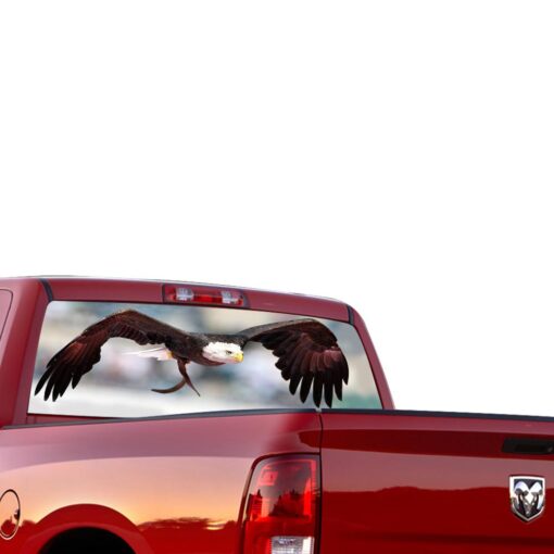 Eagle Perforated for Dodge Ram decal 2015 - Present