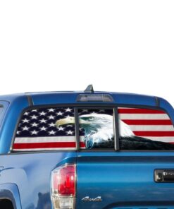 USA Eagle Perforated for Toyota Tacoma decal 2009 - Present