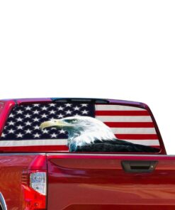 USA Eagle Perforated for Nissan Titan decal 2012 - Present
