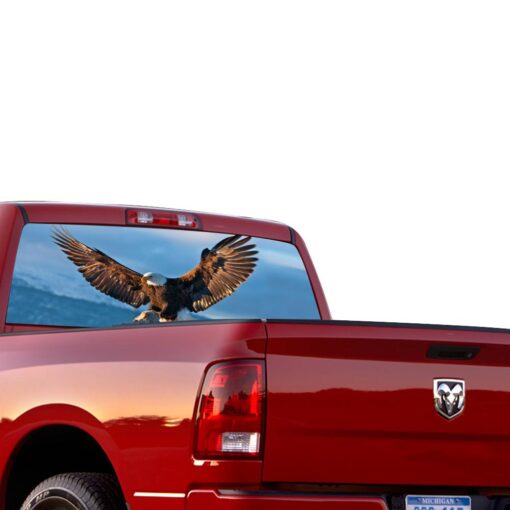 Eagle Perforated for Dodge Ram decal 2015 - Present