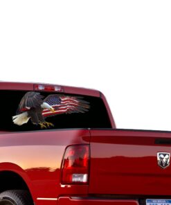 USA Eagle Perforated for Dodge Ram decal 2015 - Present