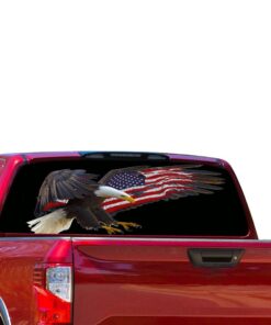 USA Eagle 1 Perforated for Nissan Titan decal 2012 - Present