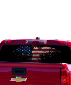 USA Eagle Perforated for Chevrolet Colorado decal 2015 - Present