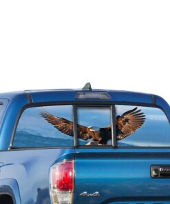 USA Eagle 1 Perforated for Toyota Tacoma decal 2009 - Present