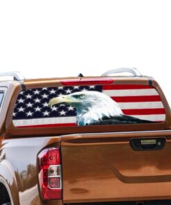 Eagle USA Rear Window Perforated for Nissan Navara decal 2012 - Present