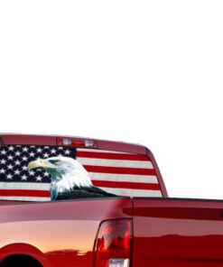 USA Eagle Perforated for Dodge Ram decal 2015 - Present