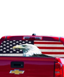 USA Eagle 2 Perforated for Chevrolet Colorado decal 2015 - Present
