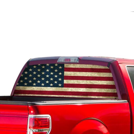 USA Perforated for Ford F150 Decal 2015 - Present