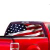 Flag USA Perforated for Ford F150 Decal 2015 - Present